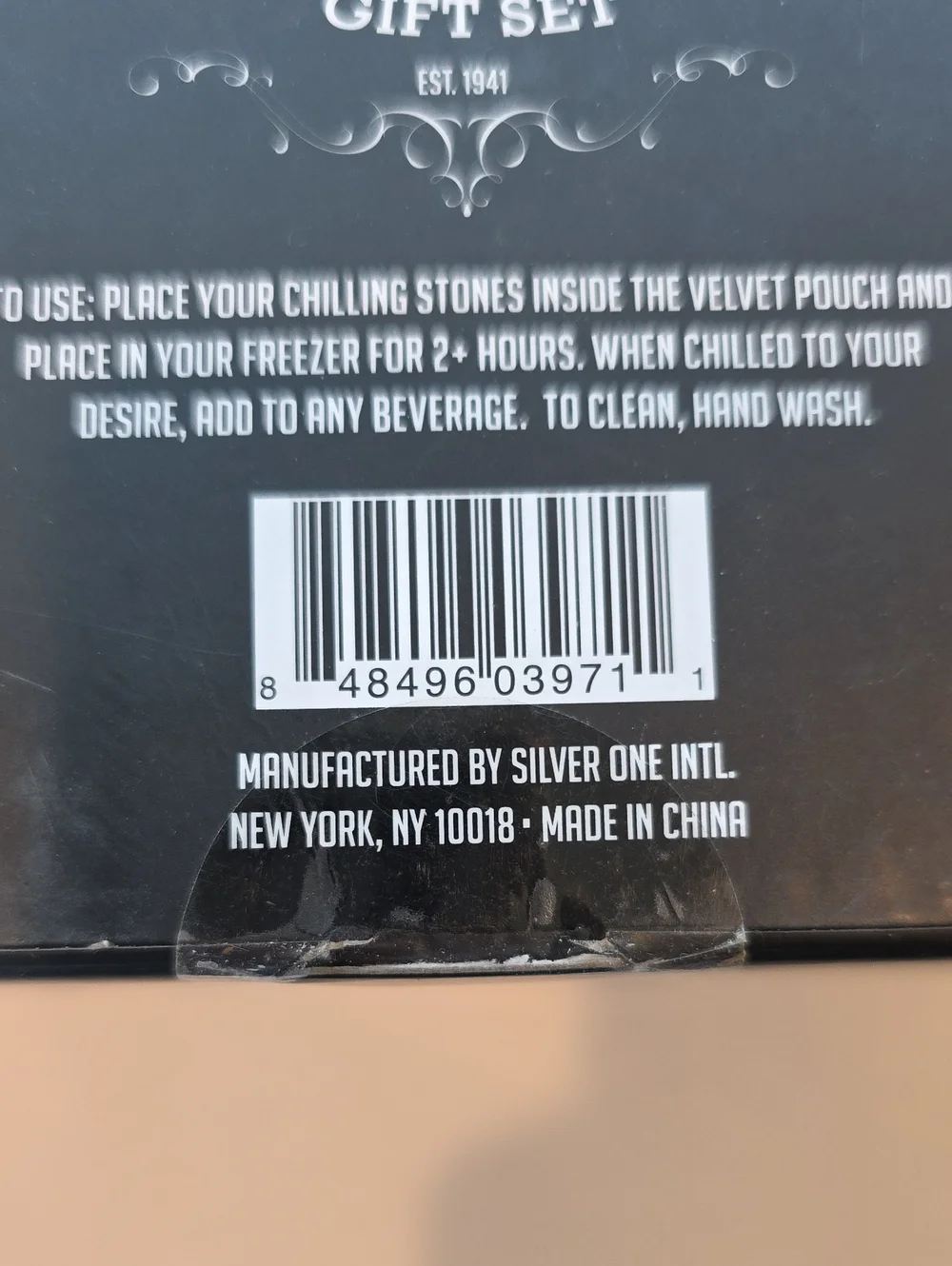 The Original Brand Chilling Stones Gift Set New In Box